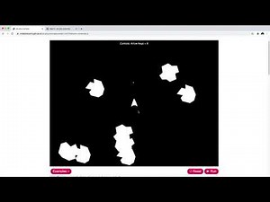 Create an asteroids game with p5.js