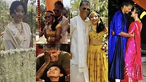 Milind Soman weds girlfriend Ankita Konwar see photos, videos