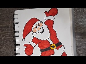 How to draw Santa clause 🎅 🧑‍🎄 |Easy christmas drawing for kid |step-by-step tutorials #christmas