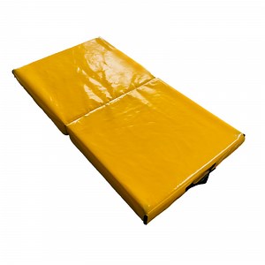 [Hot Item] Litong Safety PVC Gym Mats Single Bi-Fold Folding Exercise Mat with Carrying Handles for Home Yoga Gym Protective Flooring