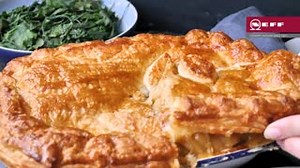 Slow cooked pork with cream and cider all come together to make this puff pastry pie a wonderfully comforting dinner 🍖 | Kitchen Design Centre
