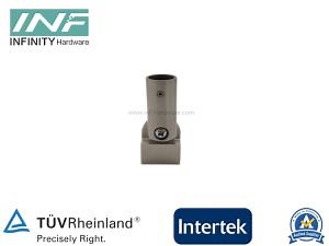 [Hot Item] Brass Tube to Glass Fixed Panel Shower Connector Glass Fitting Movable Function and Glass Clamp Bathroom Accessories