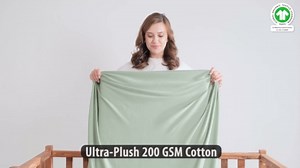 Crib Sheet – 100% Organic Turkish Cotton, GOTS Certified Premium Weight, Ultra Soft, Breathable Fitted 1 Pack - Toddler Bed Mattress Sheets for Boys & Girls