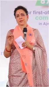 1.3K views · 20 reactions | Dreamgirl Hema Malini, MP from Mathura Constituency, shares her insights during the inauguration of our 67th kitchen in Barsana, UP. Her unwavering support and presence amplified the significance of our mission against classroom hunger. #AkshayaPatra #MidDayMeals #PMPoshan #Education #Nutrition #Empowerment #SocialImpact #ZeroHunger | The Akshaya Patra Foundation | Facebook