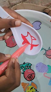 Umbrella fish shark fish drawing | Anju drawing