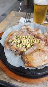 one of my favorite meals in korea #8 korean rotisserie chicken, stuffed with rice.