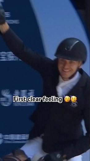 Andreas Schou delivered the first clear round in the LGCT Grand Prix of Shanghai 2025 😮‍💨 #horse