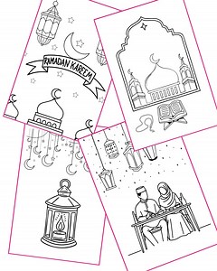 Ramadan Coloring Pages: 15 Islamic Designs for Kids (digital Download) - Etsy UK