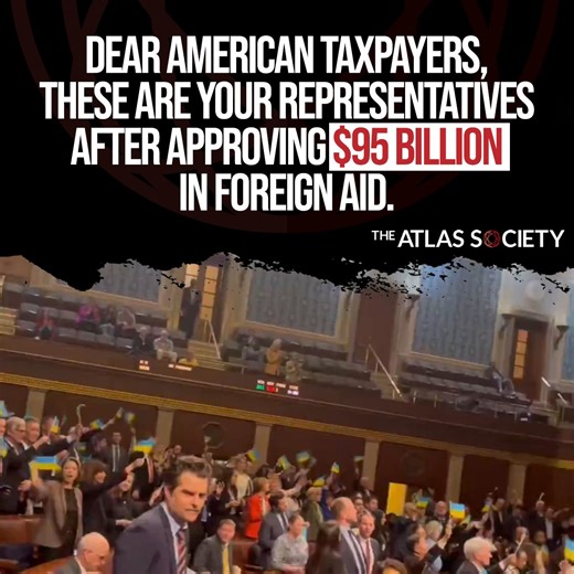 No US flag in sight #Taxes #ShrinkGovernment #AynRand | The Atlas Society