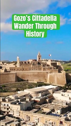 Inside the Ancient Cittadella in Gozo 🇲🇹 | Malta’s Hidden Gem