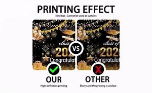 7x5FT Class of 2026 Graduation Backdrop Gold Black Glitter Party Decor Balloon Photo Booth Photography Background Congratulatetions Ceremony Celebration Studio Props Supplies