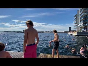 BEACH OSLO HOT SUMMER 🔥 NORWAY #osloelsa67