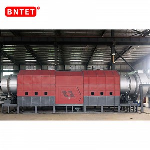 [Hot Item] Hot Air Flow Continuous Rotary Biochar Pyrolysis Charring Furnace Biochar Carbonization Furnace