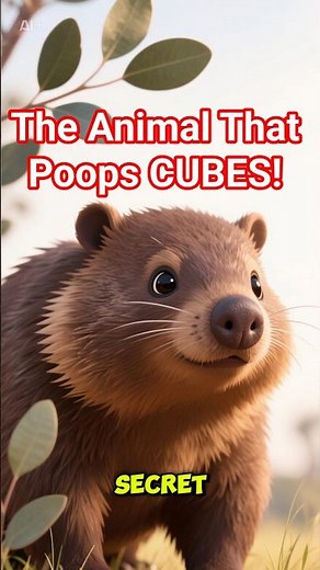 The Animal That Poops CUBES!