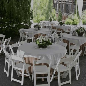 [Hot Item] White Resin Folding Chiavari Wedding Tiffany Wimbledon Garden Chairs