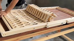 The rural uncle made a special wooden shooting chair #handicraft #Carpenter #woodworking #furnituremaker #handWork #handmade #diycrafts #Carpentry | Unique Wooden Doors & Furnitures