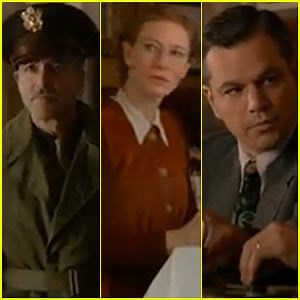 George Clooney & Cate Blanchett: ‘Monuments Men’ Trailer – Watch Now!