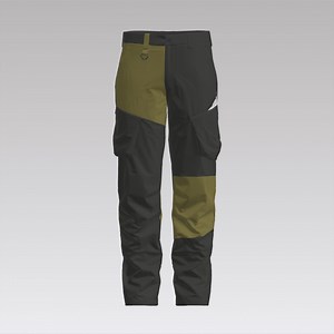 [Hot Item] Green and Black Multi Pockets Workwear Stretch Cargo Trousers Safety Pocket Work Pants