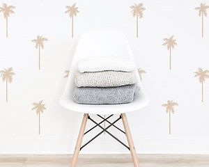 Palm Tree Wall Decals - Modern Wall Stickers, Boho Nursery Decor, Kids Room Wall Art, Minimalist Home Decor - Etsy