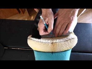 How to Upholster home made Motorcycle Saddle Seat