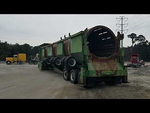 🌳Mobile drum Debarker 🎥