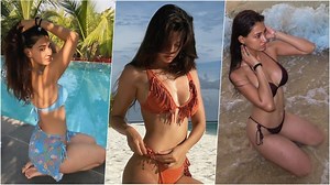 Disha Patani XXX-Tremely HOT Bikini Photos and Videos: From Barely-There String Bikinis to Frilly Silhouettes, Swimwear Inspiration From the Best! | 👗 LatestLY