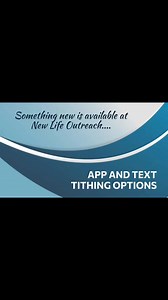 New ways to give at NLO! You can now tithe and give through the Tithe.ly App or by text! | New Life Outreach Church | Facebook