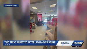 Florida teens arrested after joyriding on lawn mower inside Target store