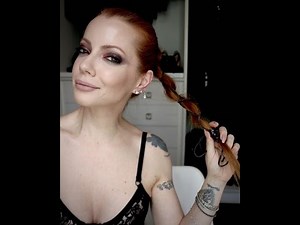 Julia Petit Passo a passo Smokey Vinho - cabelo