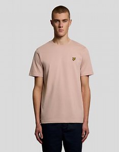 Lyle & Scott Ss t-shirts plain t-shirt in y120 pink grapefruit | ASOS