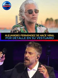 5.5K views · 11 reactions | “De qué manera te olvido”: Alejandro Fernández se hace viral por ‘detalle’ en su vestuario. #AlejandroFernandez #noticiastendencia | Noticias Tendencia | Facebook