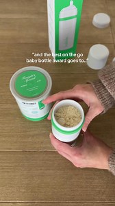 The secret to easy holiday travel with a baby? You’re looking at it: The Hot-To-Go Bottle™. ✈️ It’s your bottle, can, and warmer—in one. No wires, no worries. 🚂 Keeps water warm formula powder fresh for up to 6 hours. 🚗 No-leak cap for less mess (and stress). Just fill it, twist it, and shake it. | bobbie