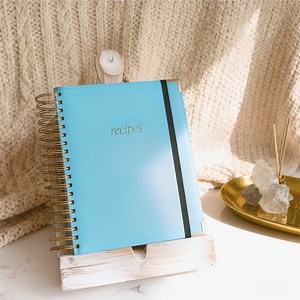 Custom Recipe with Tab Divider Hardcover Spiral Binding Family Recipe Cookbook