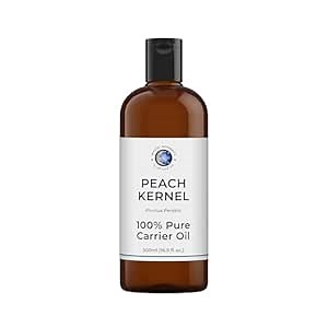Mystic Moments| Peach Kernel Carrier Oil 500ml | Prunus Persica | Lightweight Moisturising Oil for Skin & Hair | Ideal for Massage, Skincare & Cosmetic Use | Smooth Conditioning