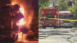 3 people rescued after Port Moody townhome fire