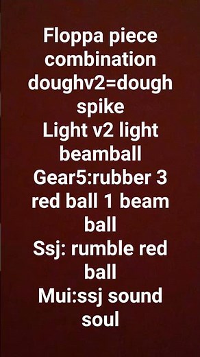 floppa piece combination