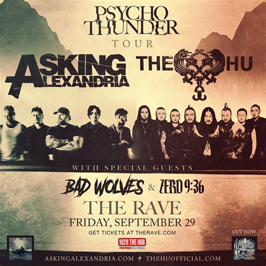 14 reactions | Listen up! Danny Worsnop here to remind YOU that Asking Alexandria is coming back to The Eagles Ballroom with The HU, Bad Wolves, and Zero on Friday, September 29th! 落 | The Rave / Eagles Club | Facebook