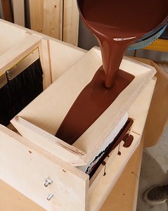 Satisfying Wood Painting Machine | Creative Ideas