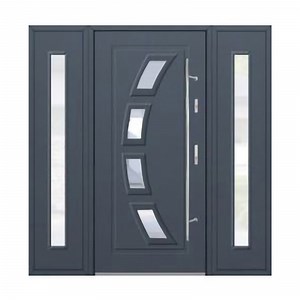 [Hot Item] Minimalist Sliding George MDF Security Stainless Steel Single Gate Door