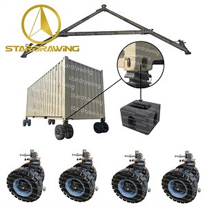 [Hot Item] Stardrawing 20ton Solid Rubber Castor All Terrain Shipping Container Wheel Castor