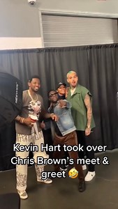 2.5M views · 31K reactions | Chris Brown was surprised when Kevin Hart and Fabolous showed up to his meet and greet after they paid a couple grand to get in  | HipHop Wave | Facebook