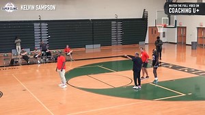15K views · 106 reactions |  Kelvin Sampson demonstrates why Houston always dedicates 2 defenders to the ball in their middle pick & roll coverages with emphasis on communication, "closing the window," and "shutting the door."  Watch the full video on Coaching U+  coachingulive.com/superclinic | Coaching U | Facebook