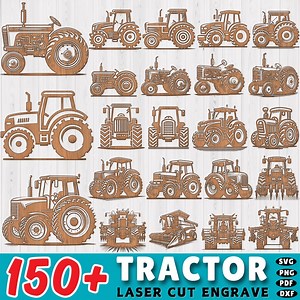 Laser Engraving Files Tractor Dxf Bundle | Laser Cut Tractor Files | Cnc Engrave Farm Designs | Vector Line Art | Commercial Use - Etsy Australia
