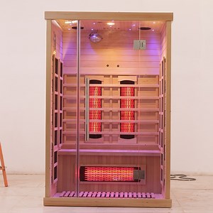 [Hot Item] Solid Wood Morden Design Indoor 2 Person Infrared Sauna Room