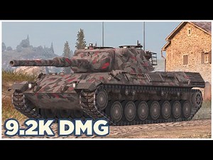 Leopard 1 • 9.2K DMG • 4 KILLS • WoT Blitz