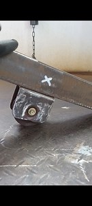 a nice and simple way to install wheels on a push fence | ARD welder art