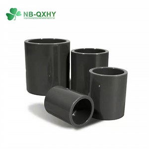 [Hot Item] OEM Industry Coupling Pipe Fittings Gray PVC UPVC CPVC Pipe Fittings Plastic DIN JIS ANSI Pn16 Pipe Fittings