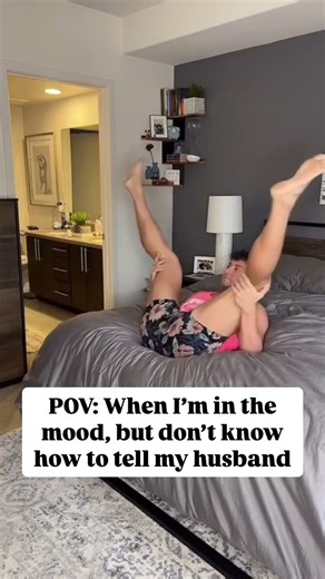 When your husband walks in… and you’re already in position 😳