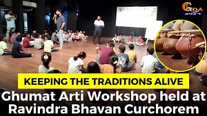 Keeping the #traditions Alive- Ghumat Arti Workshop held at Ravindra Bhavan Curchorem #Goa #GoaNews #workshop #GhumatArti | In Goa 24x7