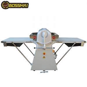 [Hot Item] Manual Reversible Floor Type Pastry Bread Pizza Croissant Pastry Dough Sheeter Machine
